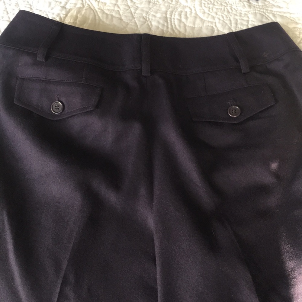Blue Lined Stretch Wool Talbots Gauchos - image 5